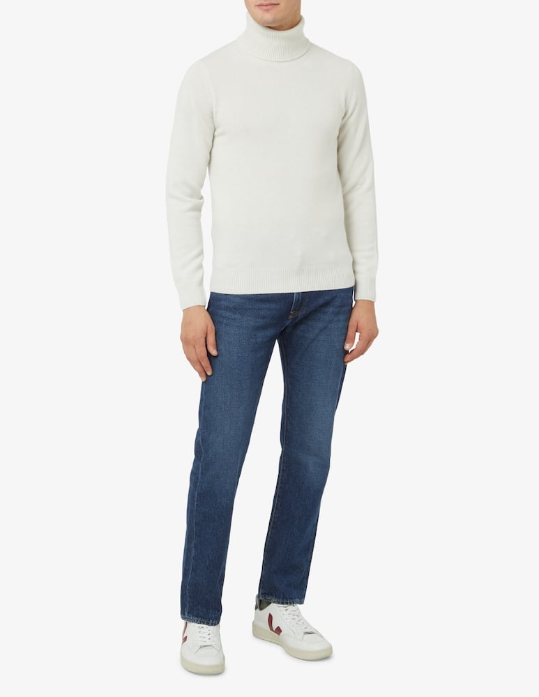 rinascente Brooksfield Maglia dolcevita misto cashmere - off-white