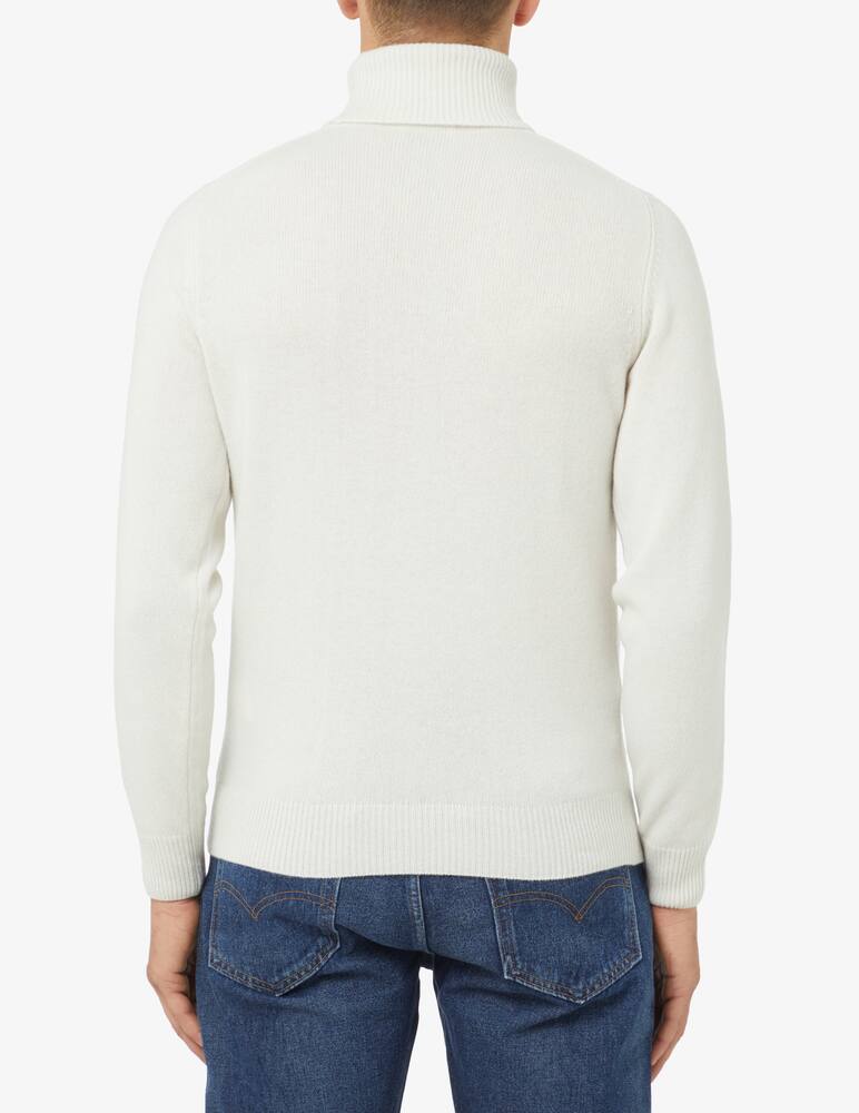 rinascente Brooksfield Maglia dolcevita misto cashmere - off-white