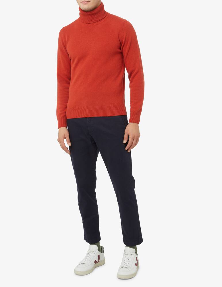 rinascente Brooksfield Maglia dolcevita misto cashmere - ruggine