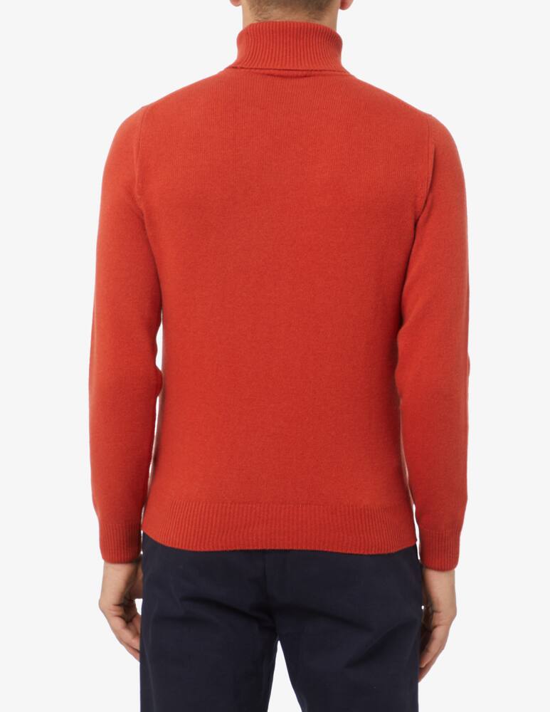 rinascente Brooksfield Maglia dolcevita misto cashmere - ruggine