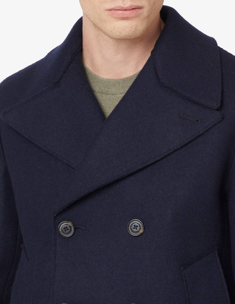 rinascente Brooksfield Wool blend peacoat - Blue