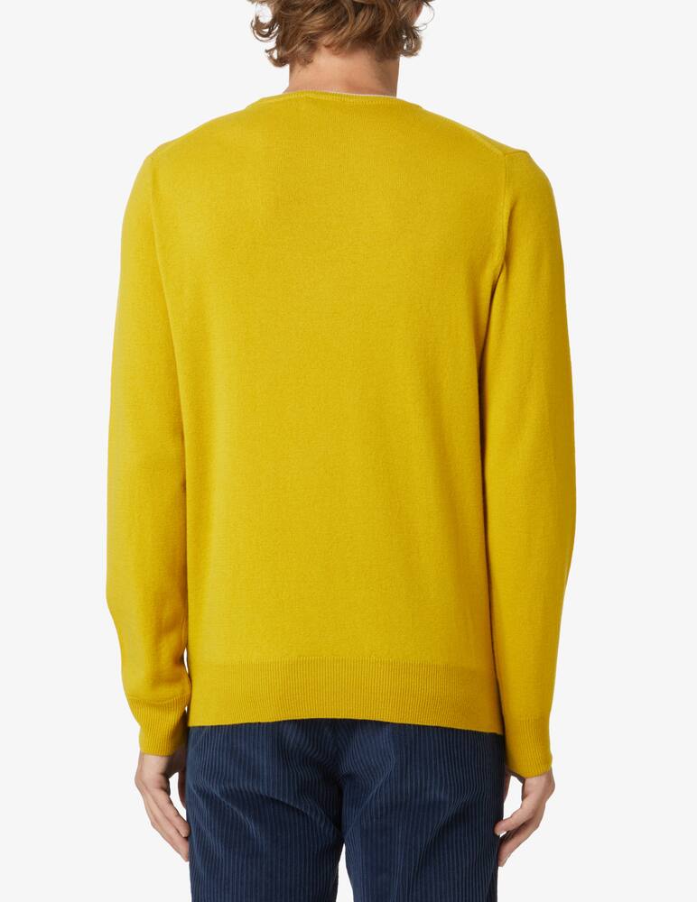 rinascente Brooksfield Maglia girocollo in lana - giallo