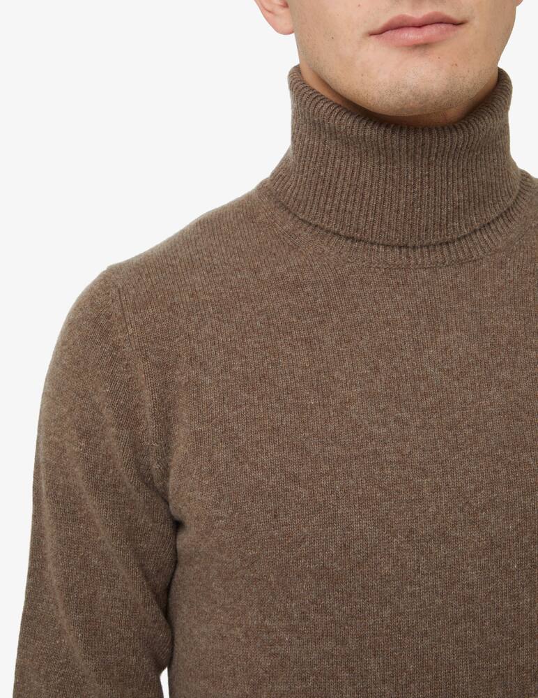 rinascente Brooksfield Maglia dolcevita misto cashmere - coconut