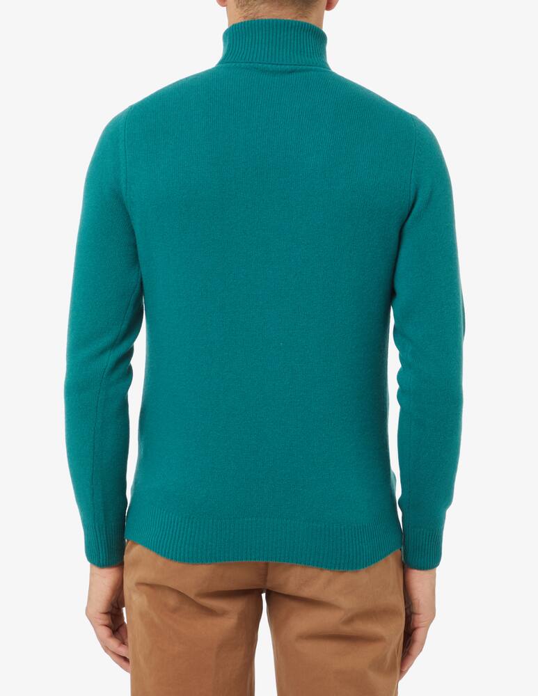 rinascente Brooksfield Cashmere blend turtleneck - bottle green
