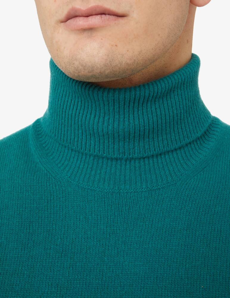 rinascente Brooksfield Cashmere blend turtleneck - bottle green
