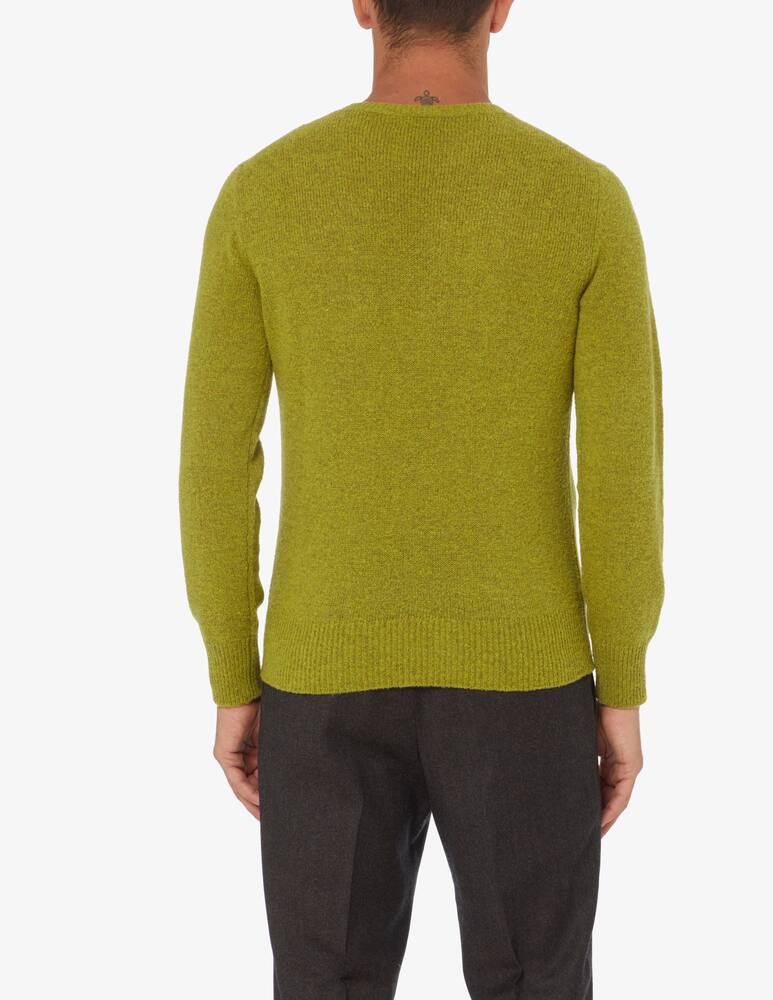 rinascente Brooksfield Maglia girocollo boucle - verde acido