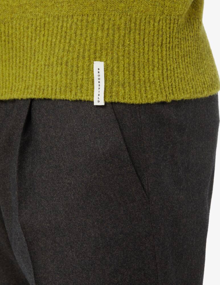 rinascente Brooksfield Maglia girocollo boucle - verde acido