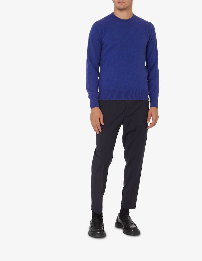 rinascente Brooksfield Maglia girocollo boucle - blu elettrico