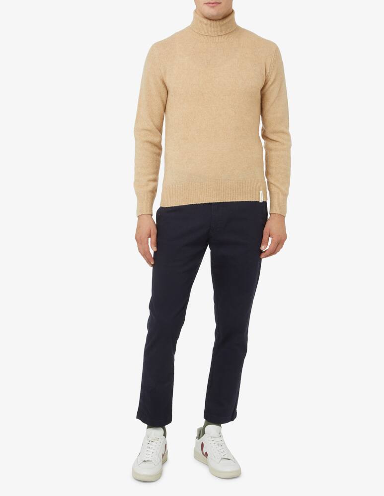 rinascente Brooksfield Maglia dolcevita boucle - mandorla