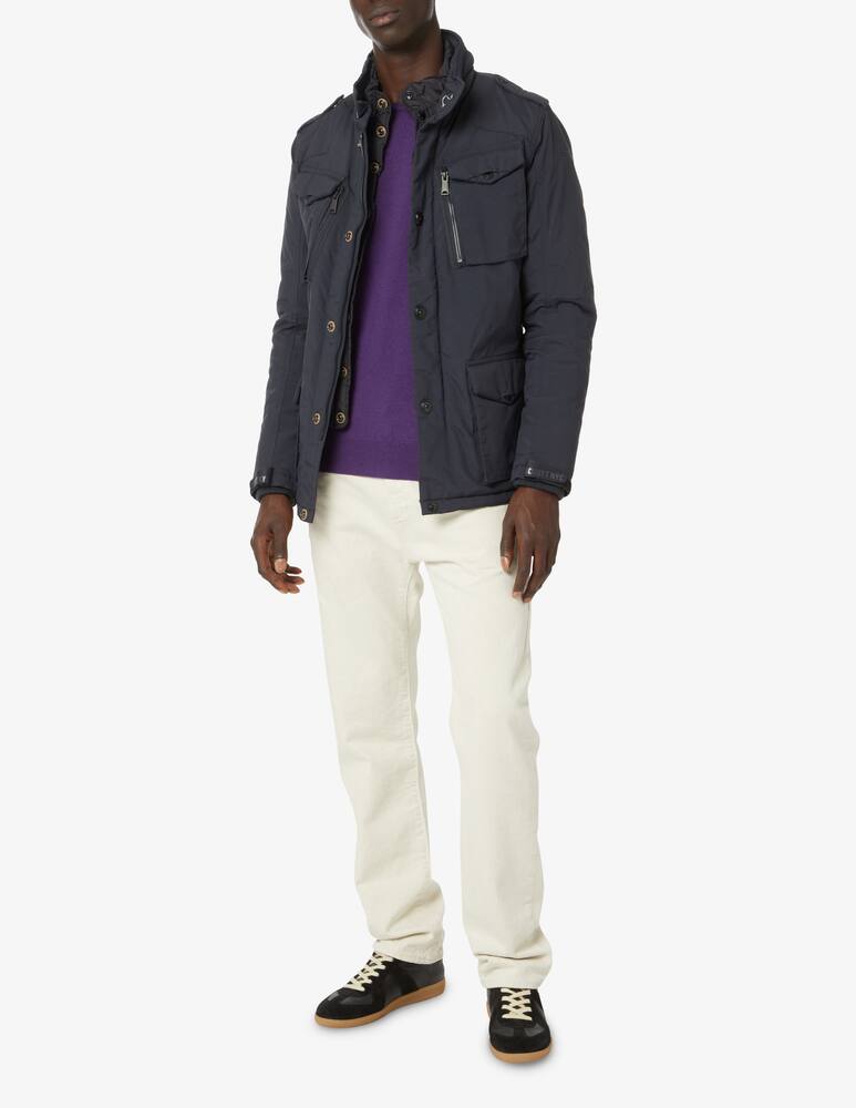 Brooksfield Wool crewneck jumper - purple - picture 2 Brooksfield Wool crewneck jumper - purple - picture 2