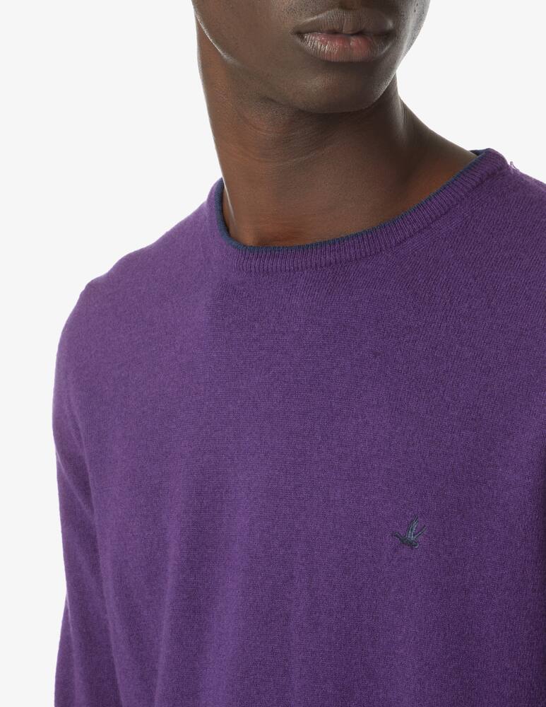 rinascente Brooksfield Wool crewneck jumper - purple