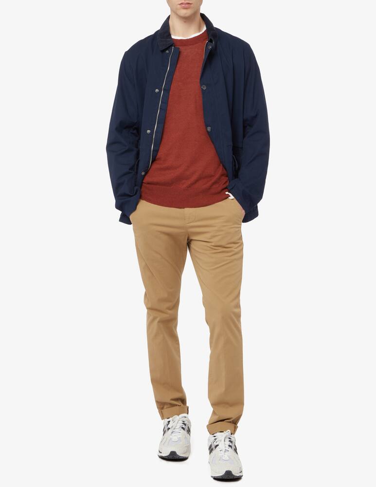 rinascente Brooksfield Linen and cotton creneck jumper