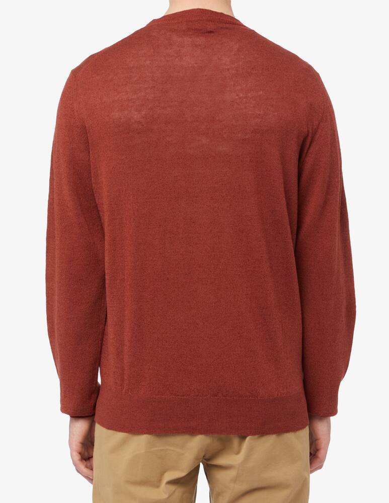 rinascente Brooksfield Linen and cotton creneck jumper