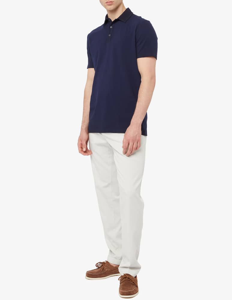 rinascente Brooksfield Lyocell and cotton trousers