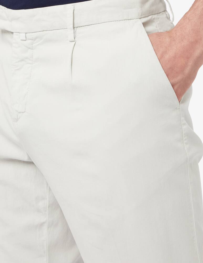 rinascente Brooksfield Lyocell and cotton trousers