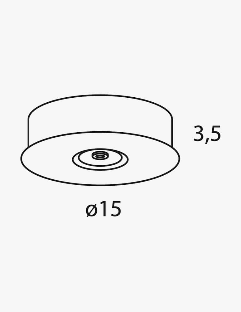rinascente Lumina Round Rose S Ceiling Lamp