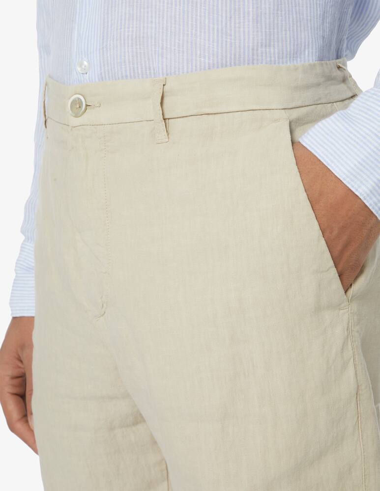 rinascente 120% Lino Chino linen bermuda 