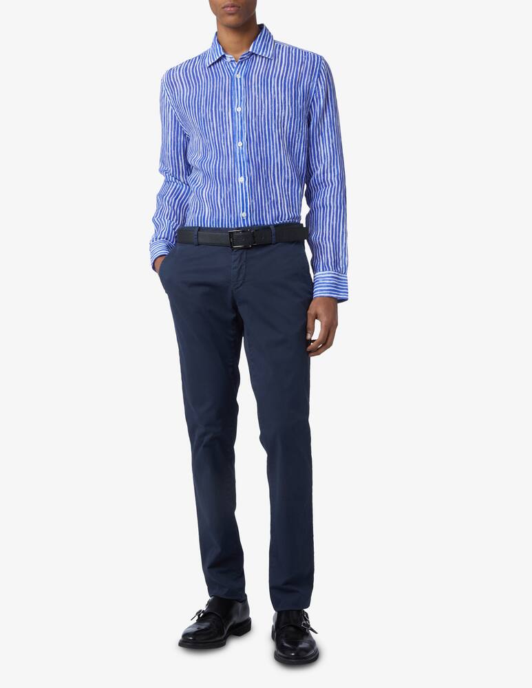 rinascente 120% Lino Printed linen shirt 