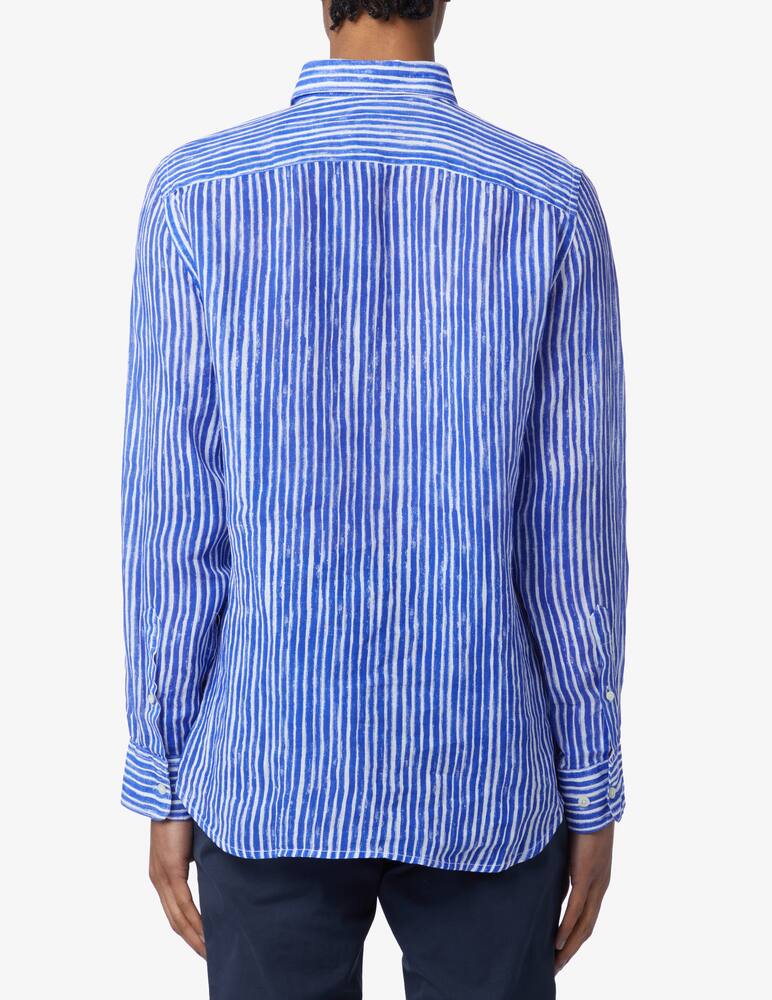 rinascente 120% Lino Printed linen shirt 