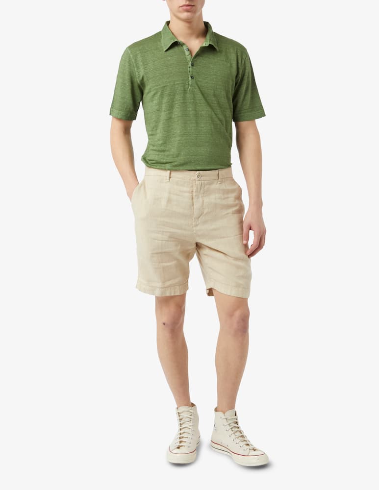 rinascente 120% Lino Solid bermuda