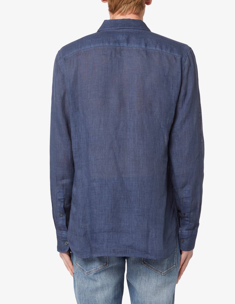 rinascente 120% Lino Camicia slim fade