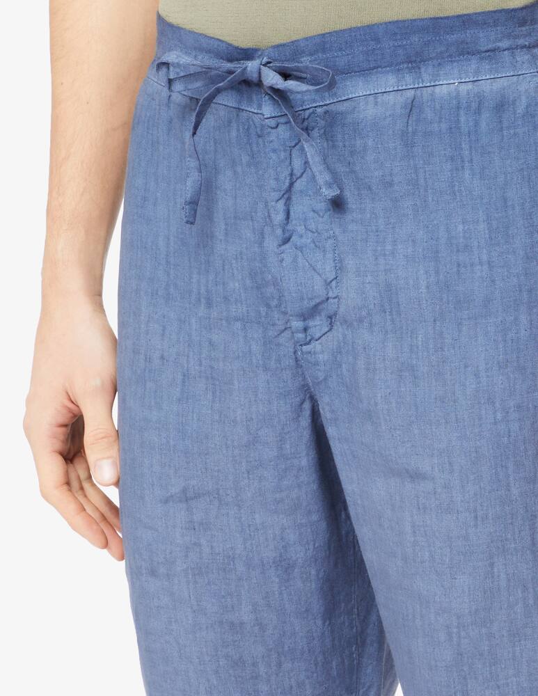 rinascente 120% Lino Coulisse fade trousers