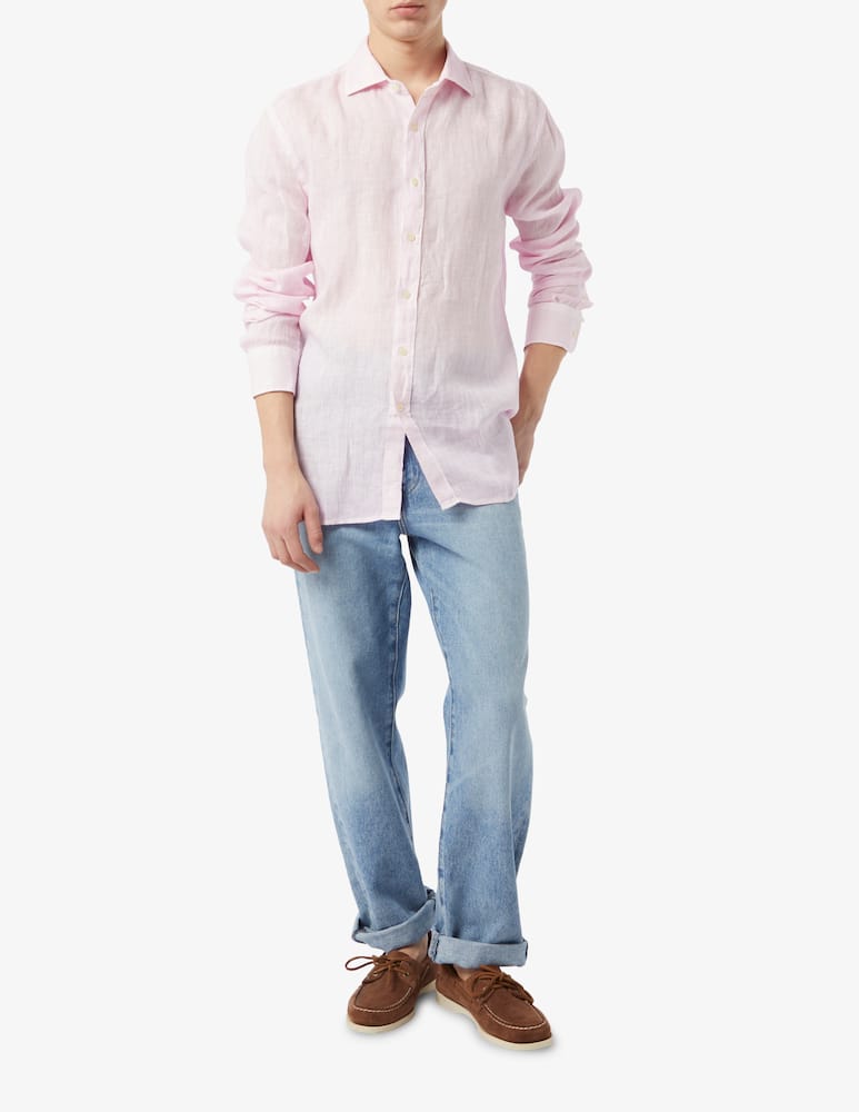 120% Lino Camicia slim fade - immagine 2 120% Lino Camicia slim fade - immagine 2