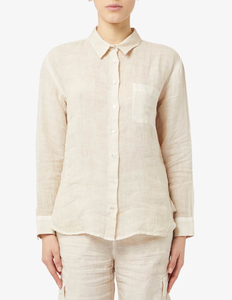 120% Lino Camicia boy over in lino - immagine 1 120% Lino Camicia boy over in lino - immagine 1