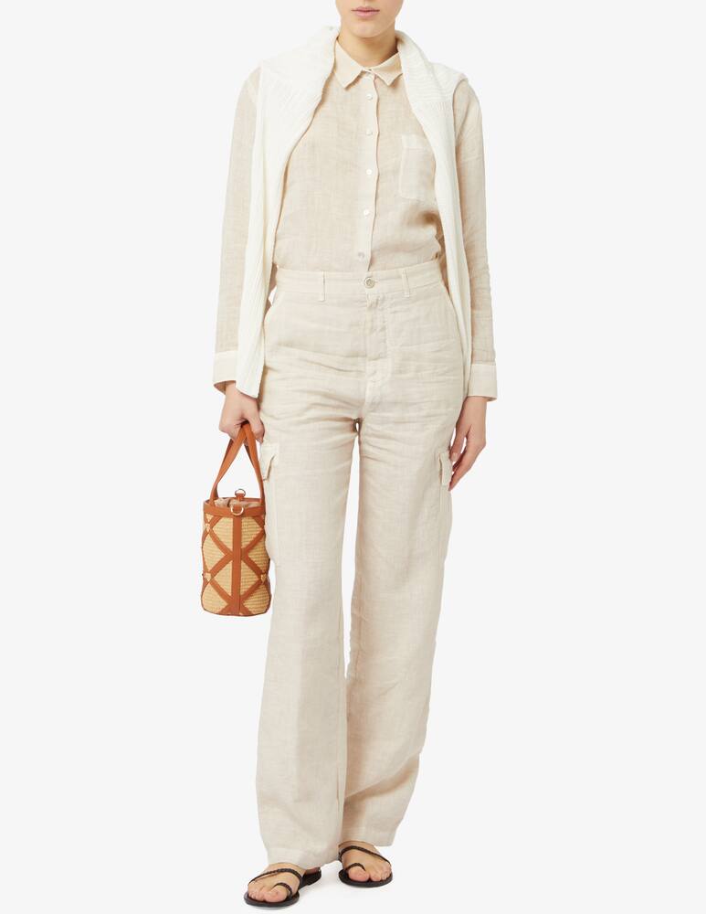 rinascente 120% Lino Camicia boy over in lino