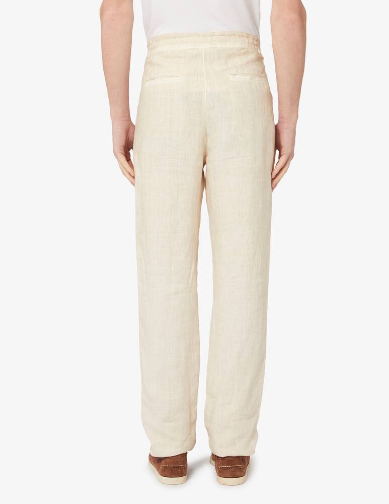 rinascente 120% Lino Coulisse fade trousers