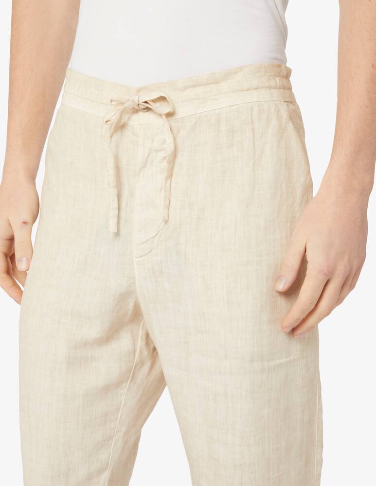 rinascente 120% Lino Coulisse fade trousers