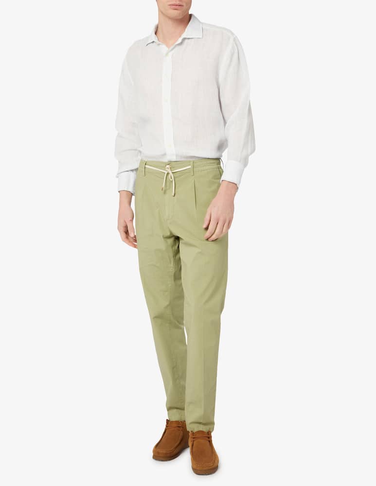 rinascente 120% Lino Slim fit fade shirt