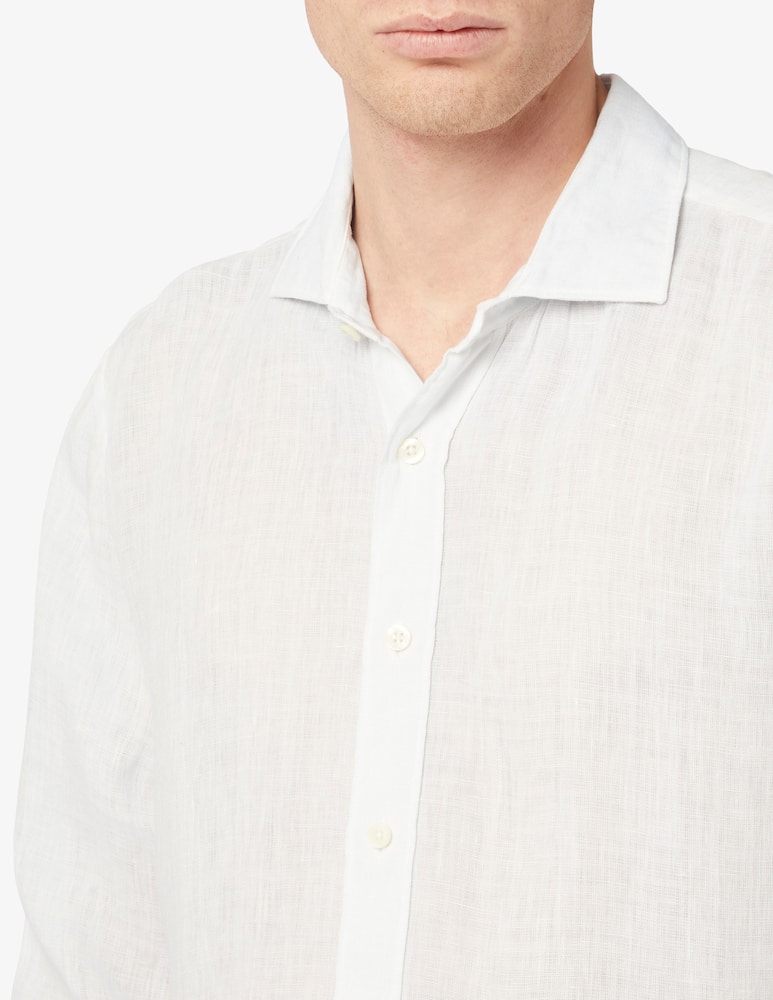 rinascente 120% Lino Slim fit fade shirt