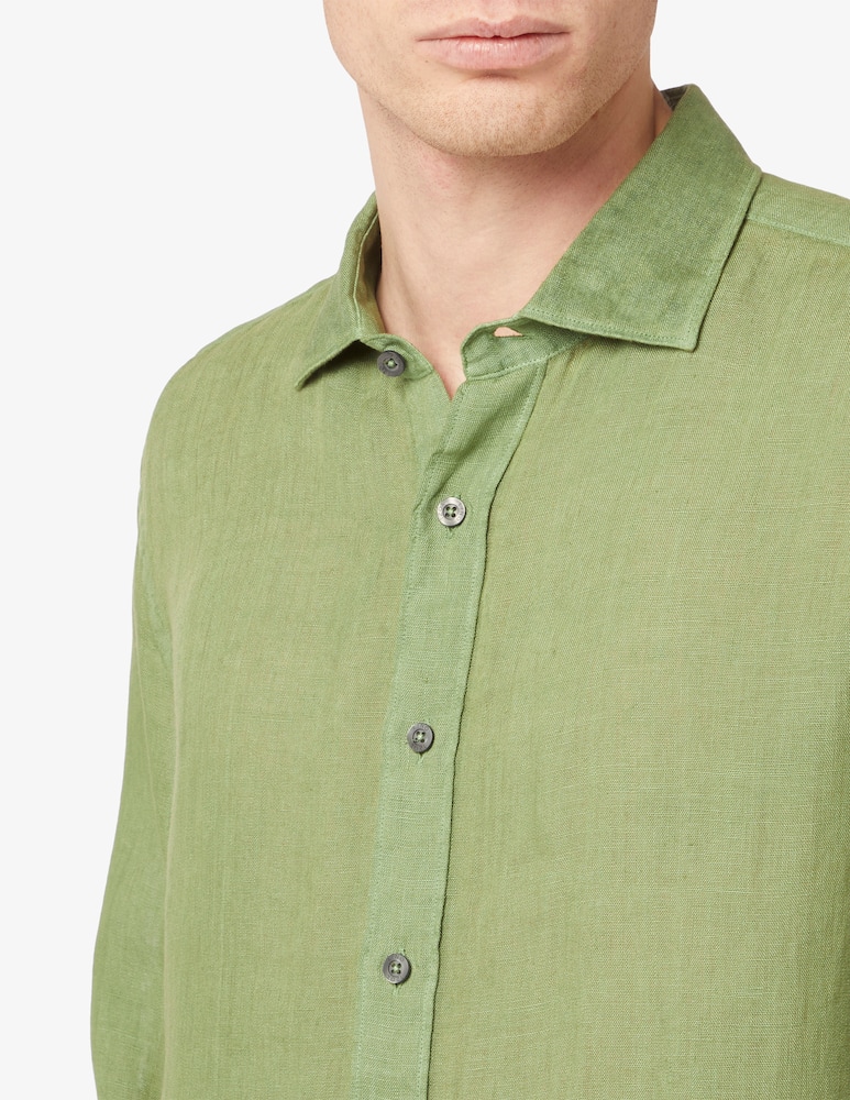 rinascente 120% Lino Camicia slim fade