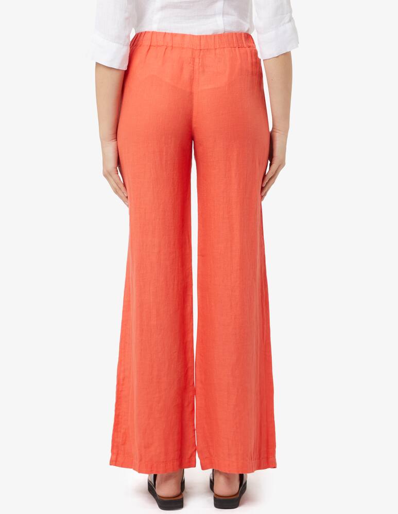 rinascente 120% Lino Pantaloni in lino a gamba larga