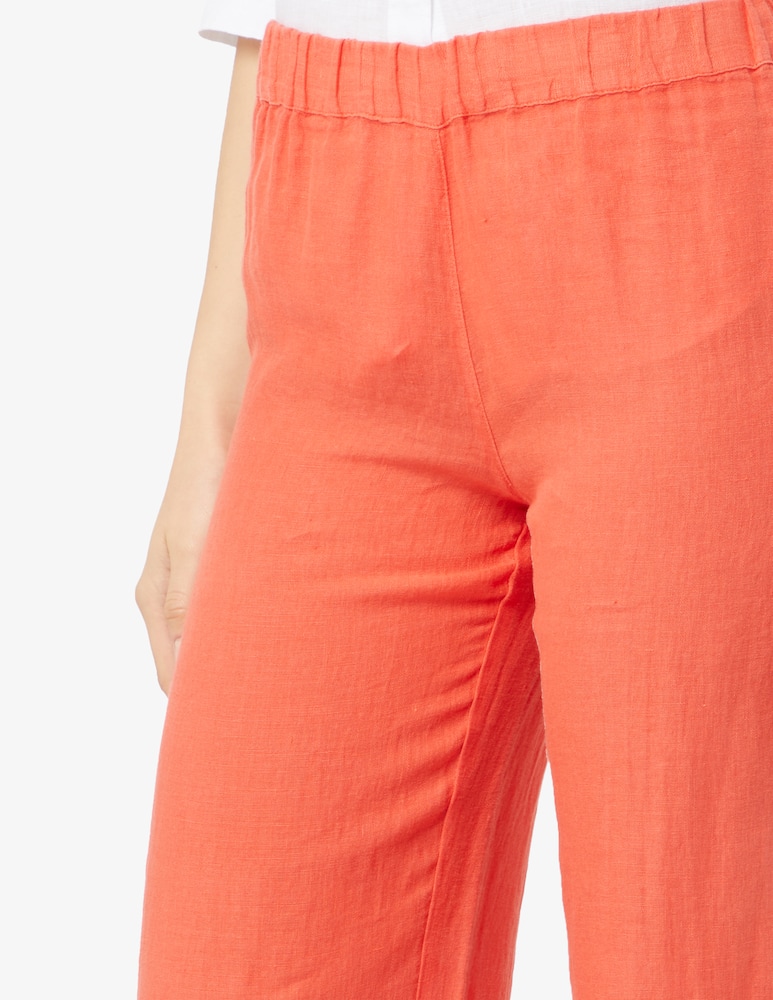 120% Lino Pantaloni in lino a gamba larga - immagine 4 120% Lino Pantaloni in lino a gamba larga - immagine 4