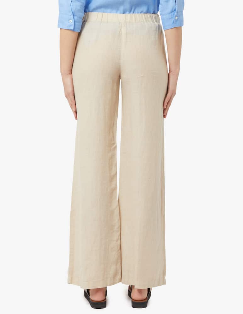 120% Lino Pantaloni in lino a gamba larga - immagine 3 120% Lino Pantaloni in lino a gamba larga - immagine 3