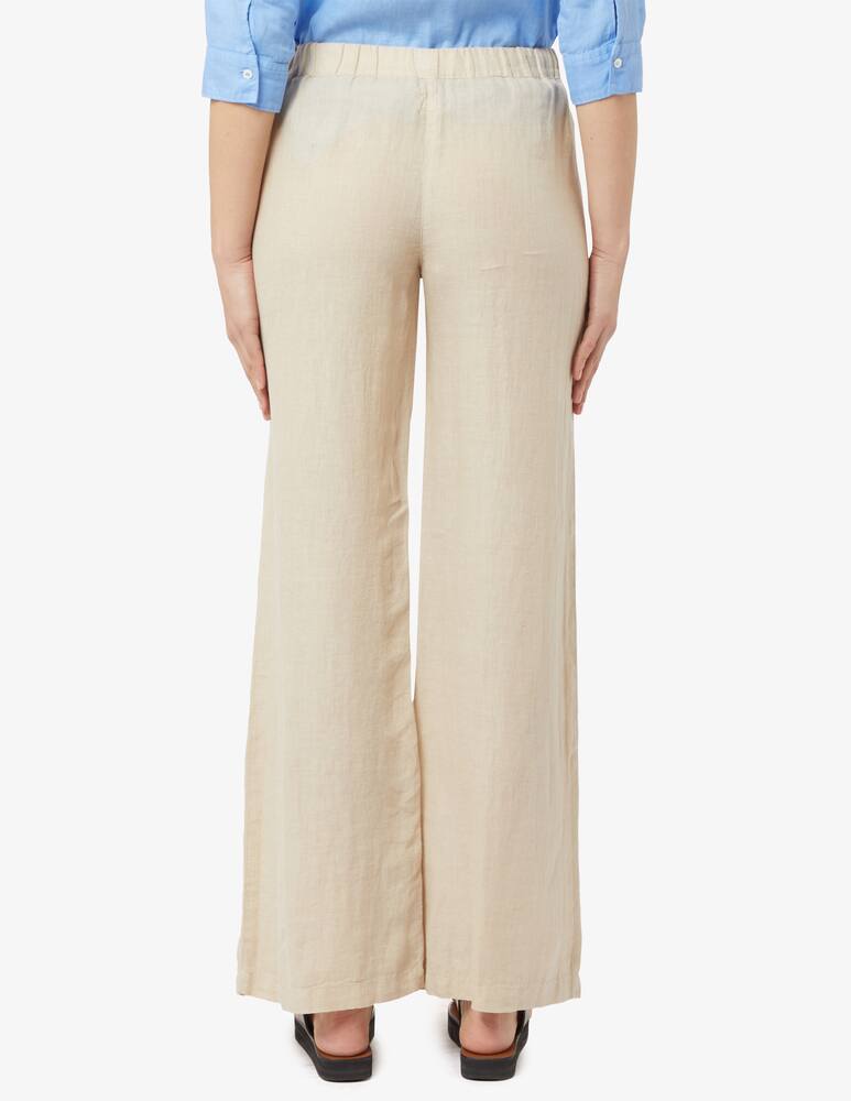 rinascente 120% Lino Pantaloni in lino a gamba larga