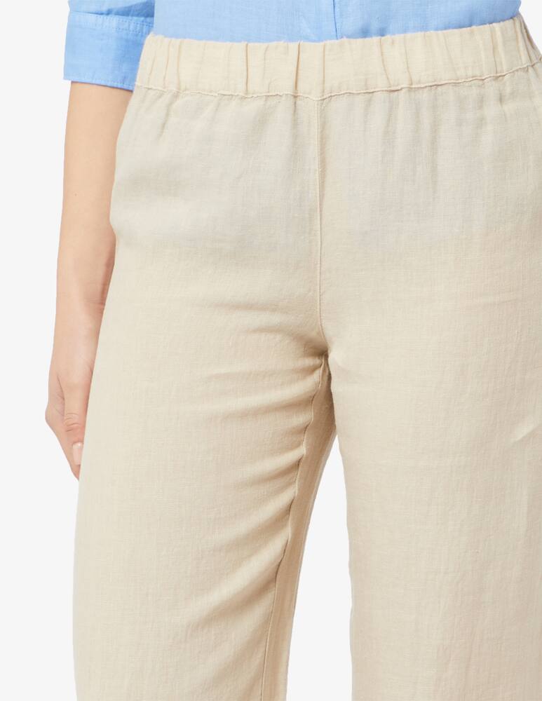rinascente 120% Lino Pantaloni in lino a gamba larga