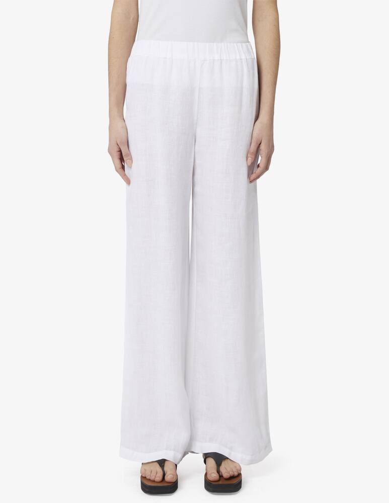 120% Lino Pantaloni in lino a gamba larga - immagine 1 120% Lino Pantaloni in lino a gamba larga - immagine 1