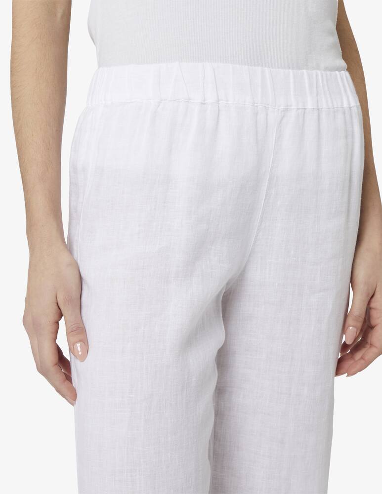 rinascente 120% Lino Pantaloni in lino a gamba larga