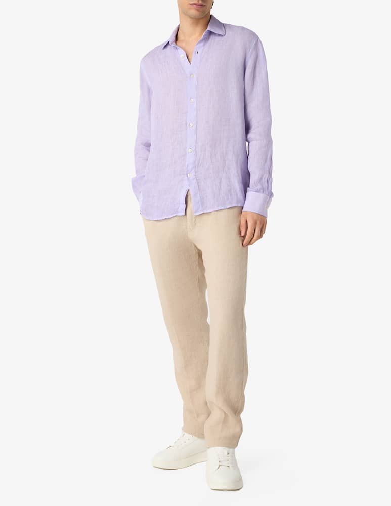 120% Lino Camicia slim fit comfort fade - immagine 2 120% Lino Camicia slim fit comfort fade - immagine 2