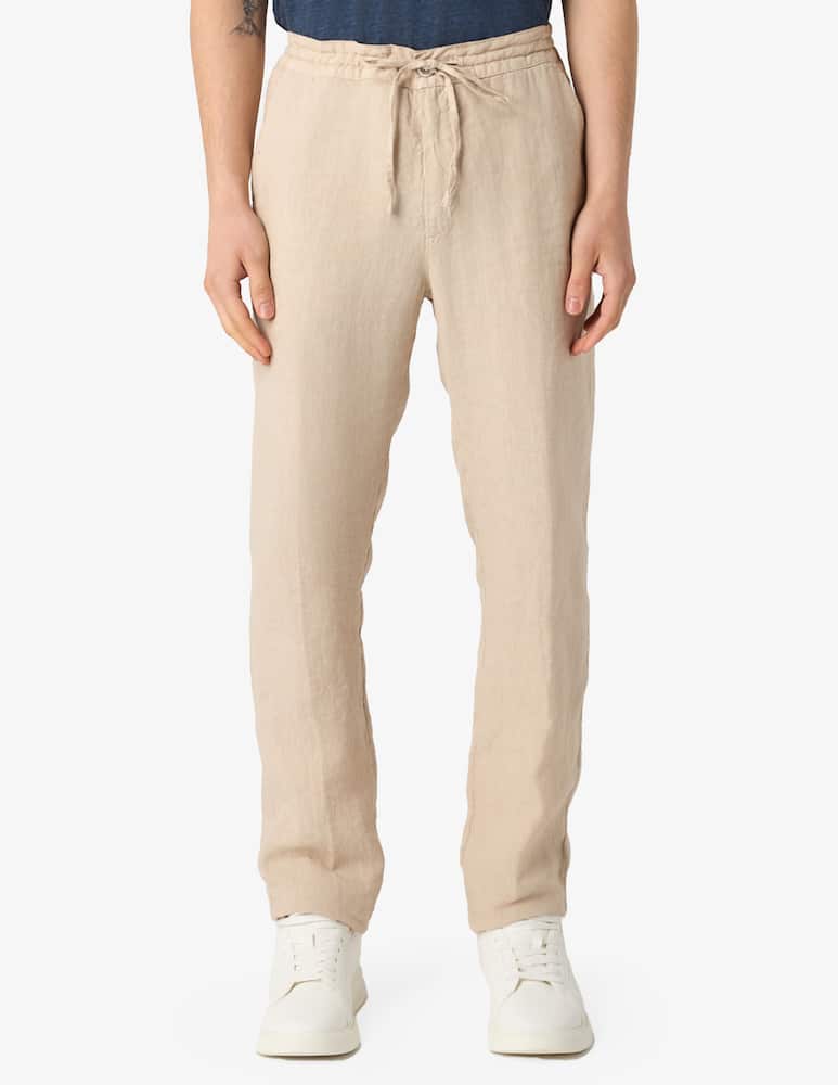 120% Lino Pantaloni coulisse solidi - immagine 1 120% Lino Pantaloni coulisse solidi - immagine 1