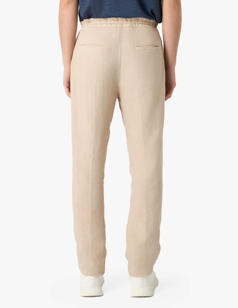120% Lino Pantaloni coulisse solidi - immagine 3 120% Lino Pantaloni coulisse solidi - immagine 3