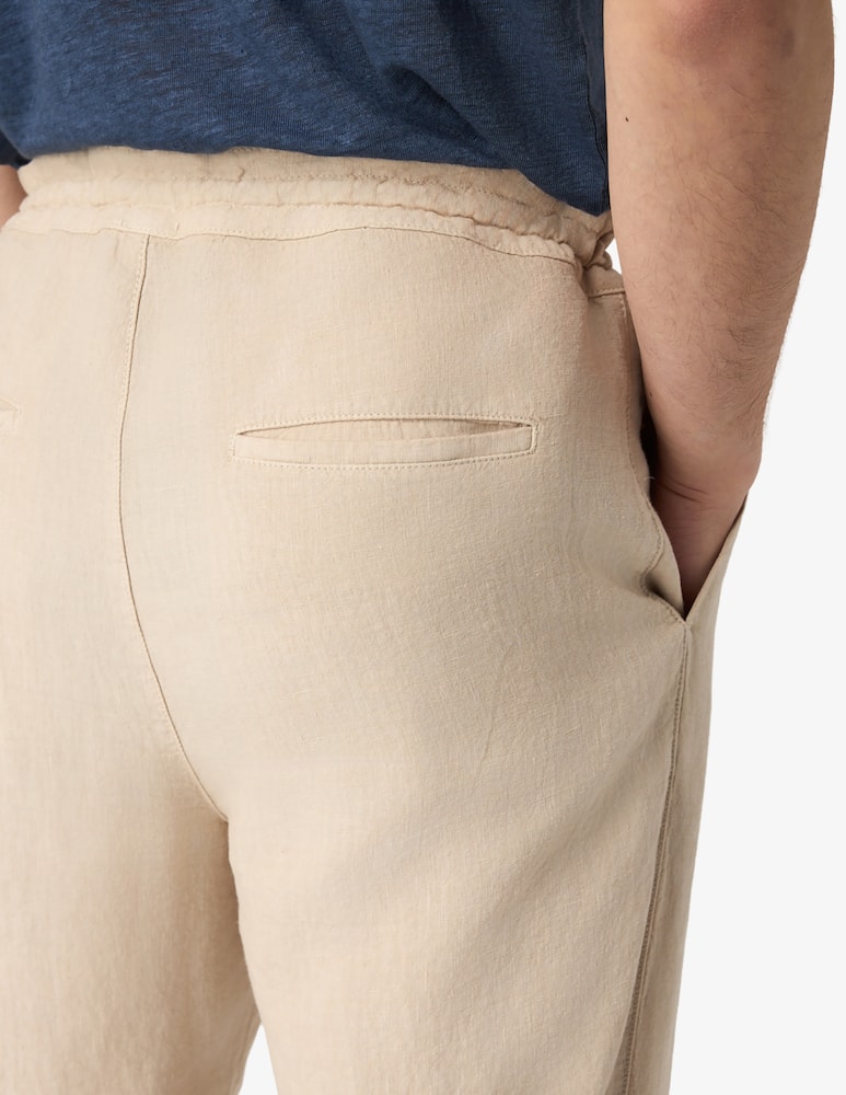 120% Lino Pantaloni coulisse solidi - immagine 4 120% Lino Pantaloni coulisse solidi - immagine 4