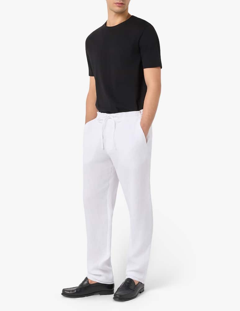 rinascente 120% Lino Pantaloni con coulisse Mix&Match