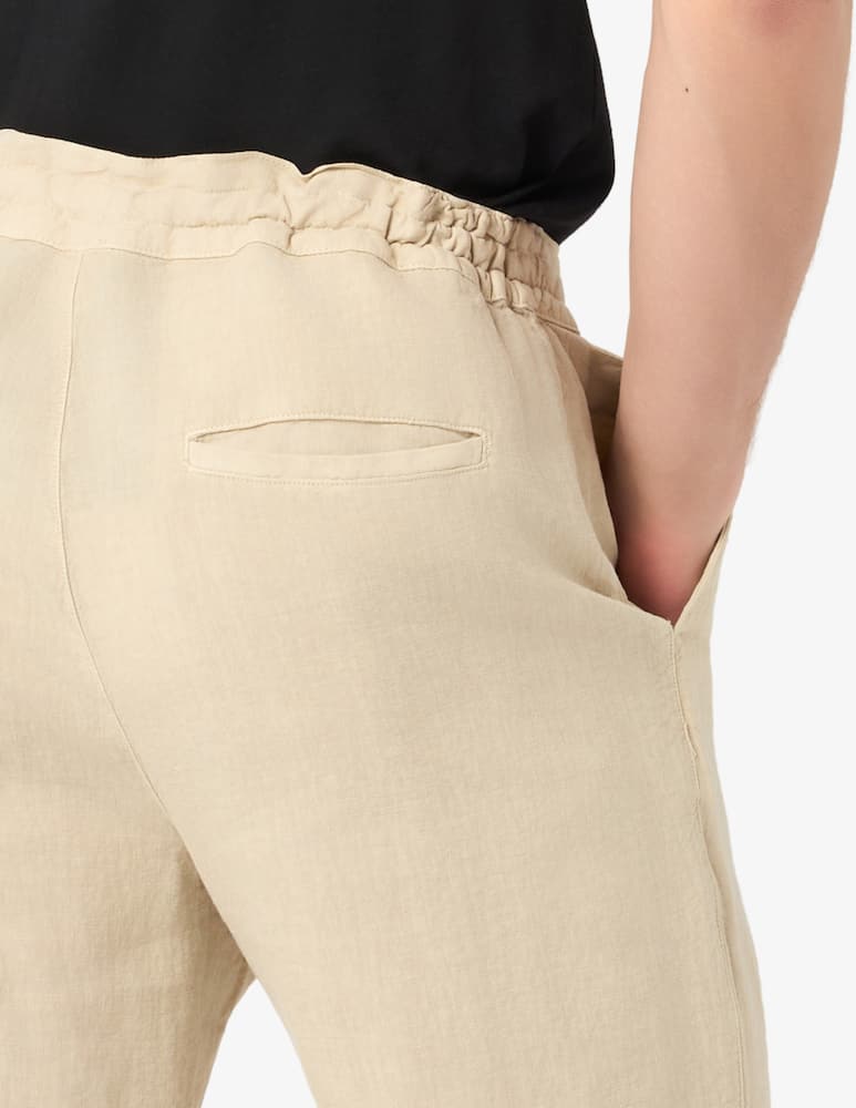 rinascente 120% Lino Drawstring linen trousers