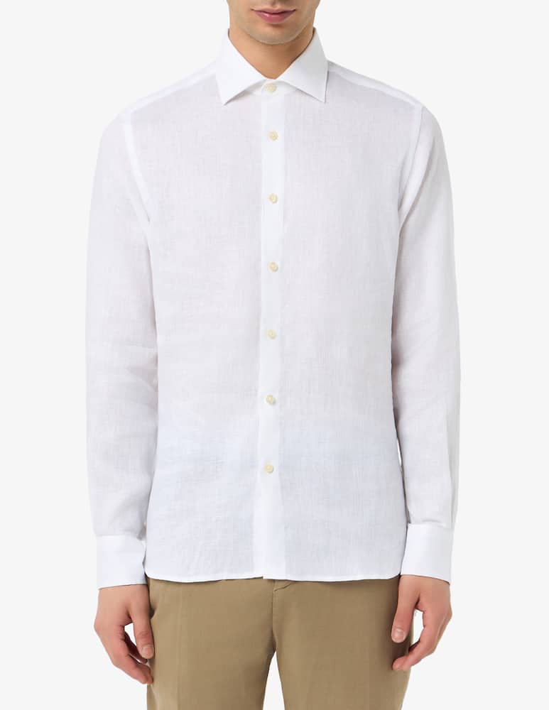 rinascente 120% Lino Linen long-sleeve shirt