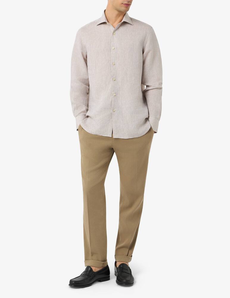 120% Lino Linen long sleeve shirt - picture 2