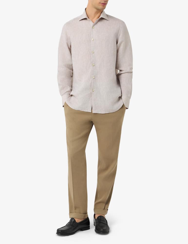 rinascente 120% Lino Linen long sleeve shirt
